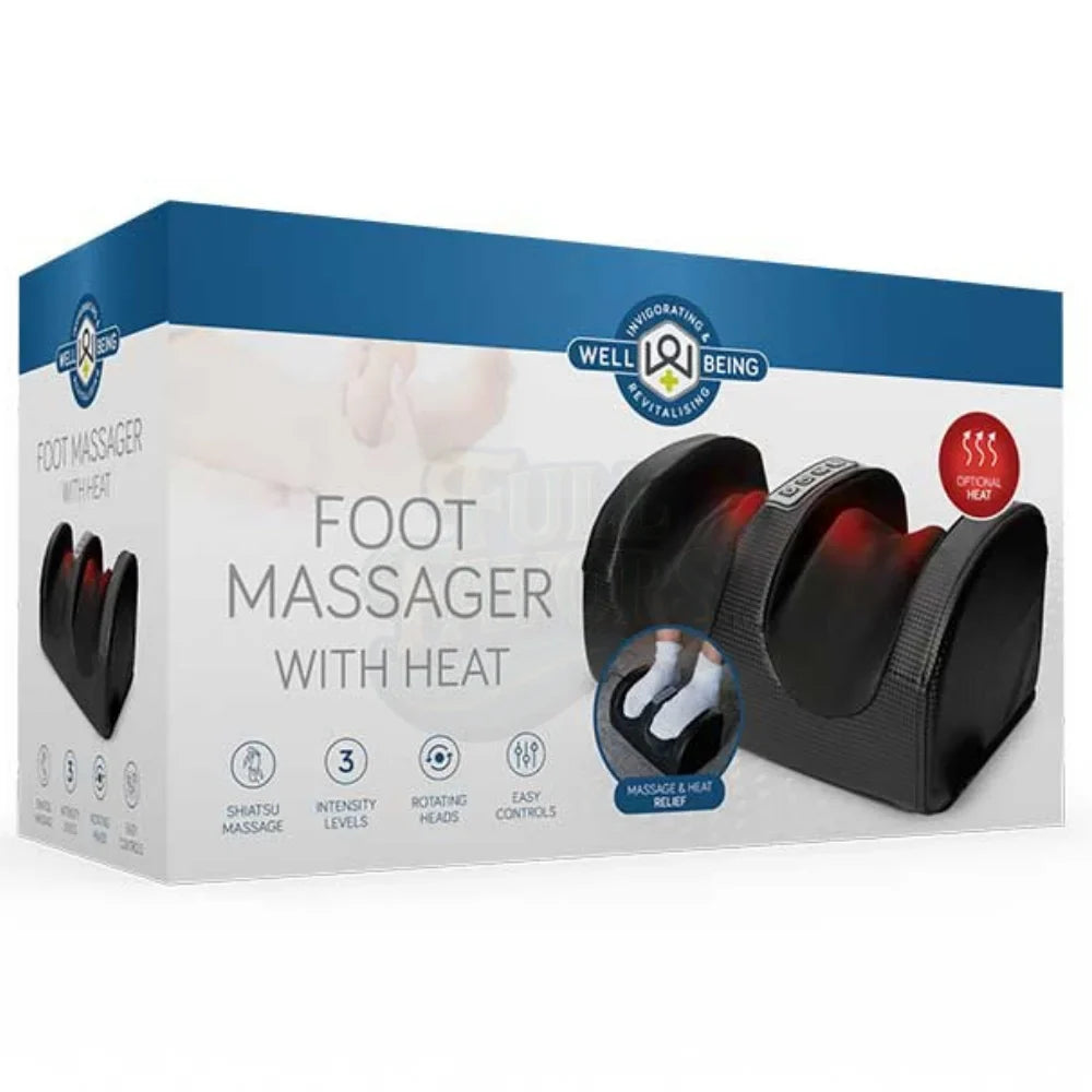 Foot massager with heat
