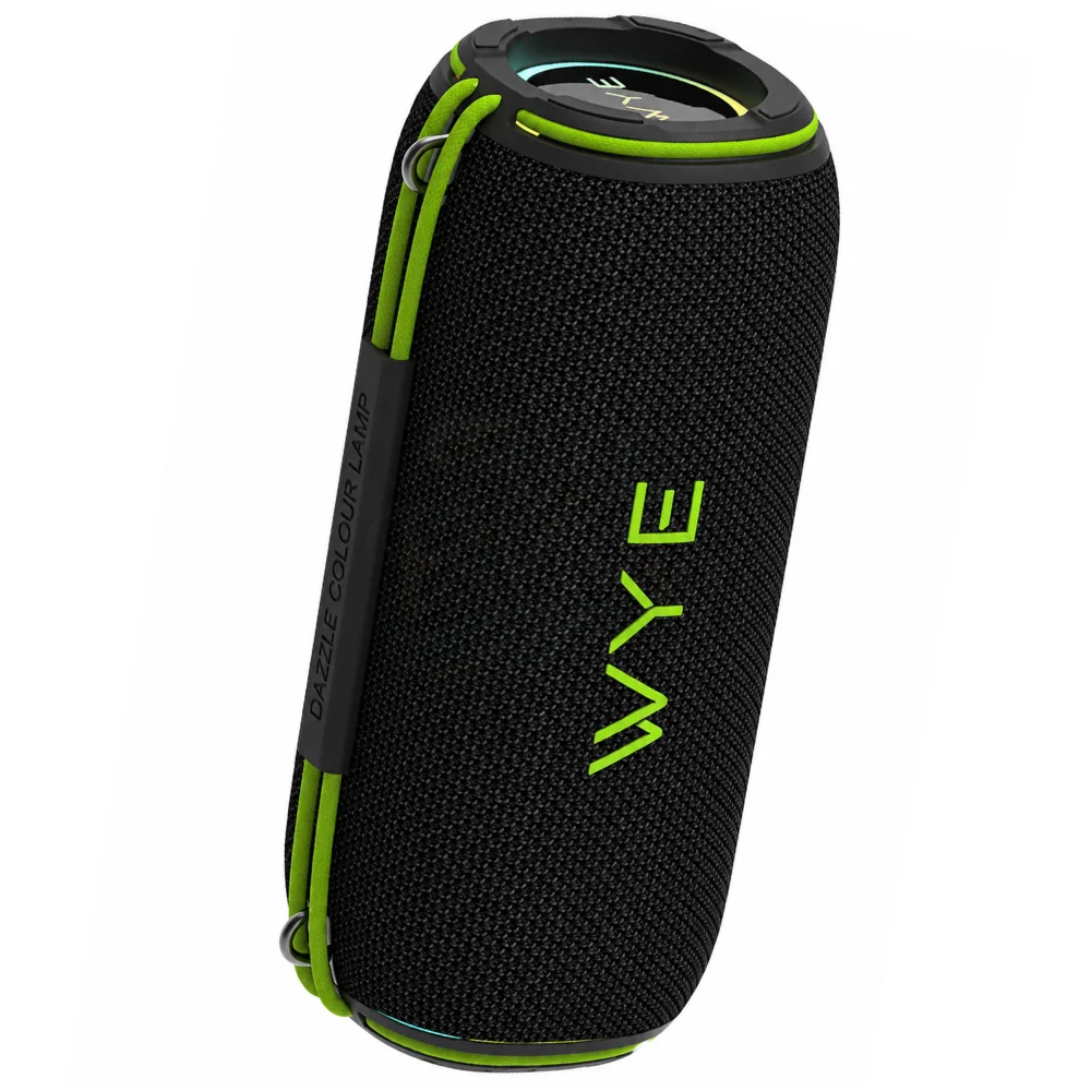 120W Portable Bluetooth Speaker – Black – RGB Lighting – IPX6