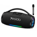 120W Portable Bluetooth Speaker – Black – Bluetooth 5.4 – RGB Lighting