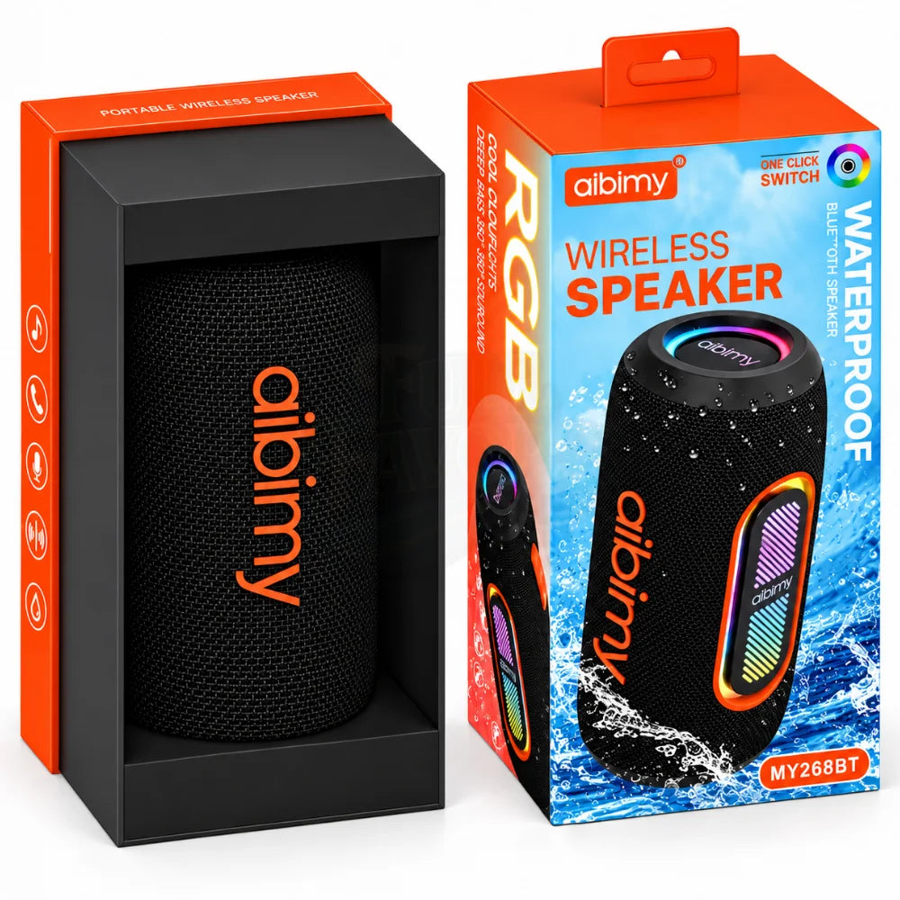 20W portable Bluetooth speaker in black