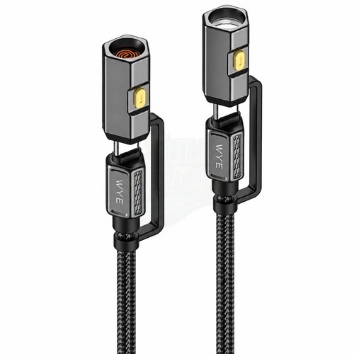 240W USB-C to USB-C charging cable black
