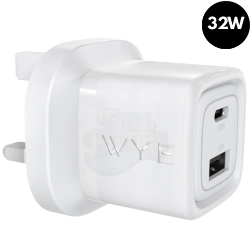 32W GaN III USB-C and USB-A charger