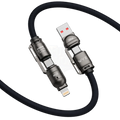 4-in-1 Multi-Function Fast Charging Cable – 1.5m – Dark Blue