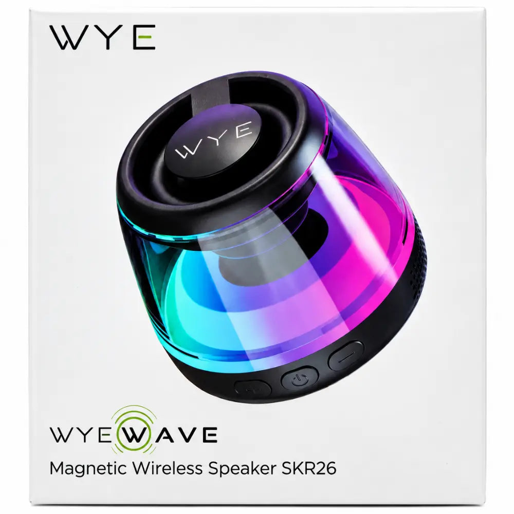 Magnetic Bluetooth Speaker – RGB Lighting & 5W Sound