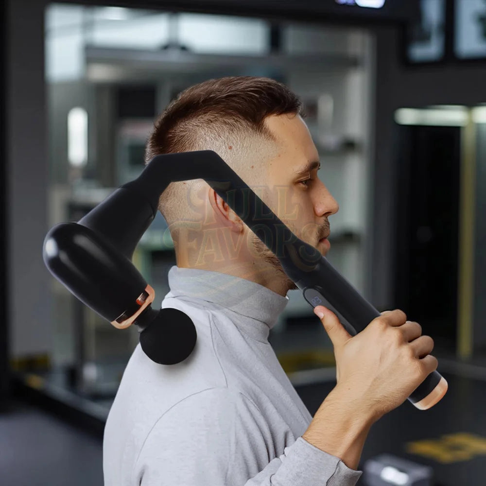 Back and Neck Massager with Extended Handle