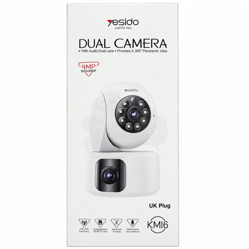Dual camera Wi-Fi security camera