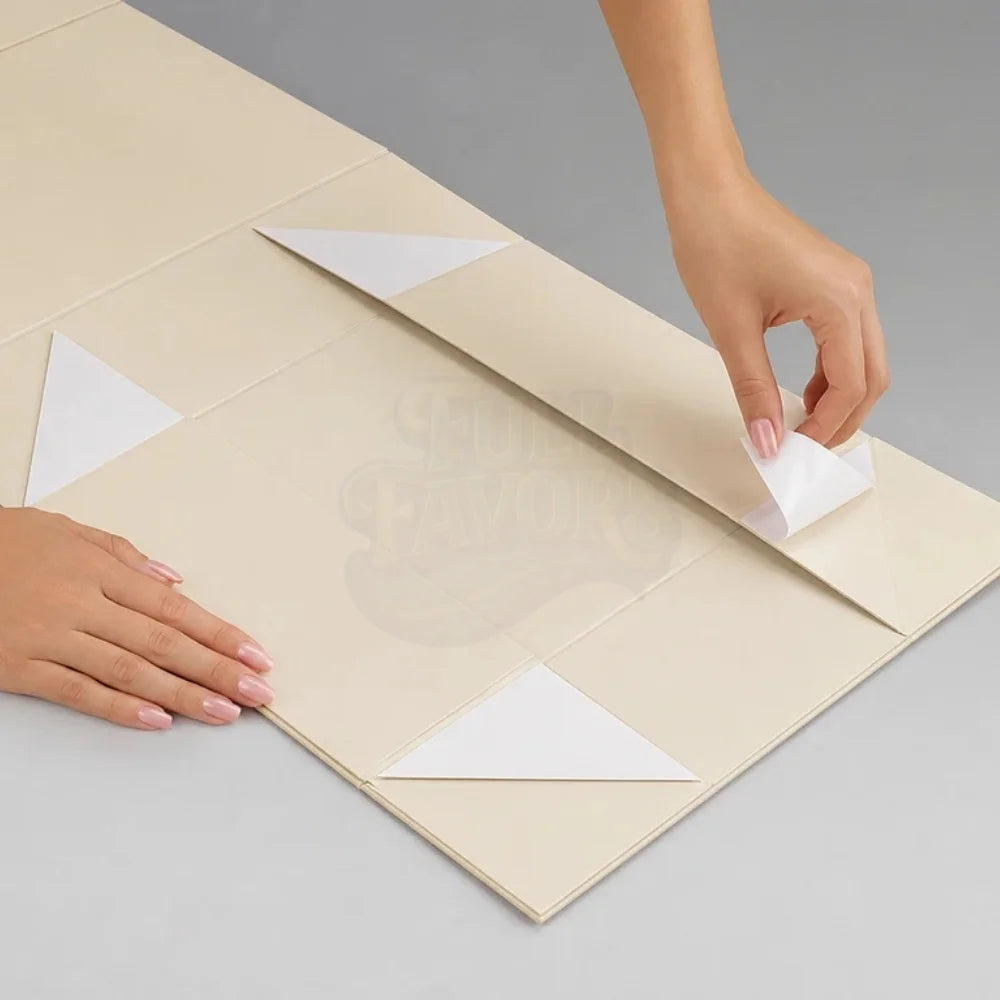 Premium Magnetic Gift Boxes – Ivory – 225 × 225 × 105mm