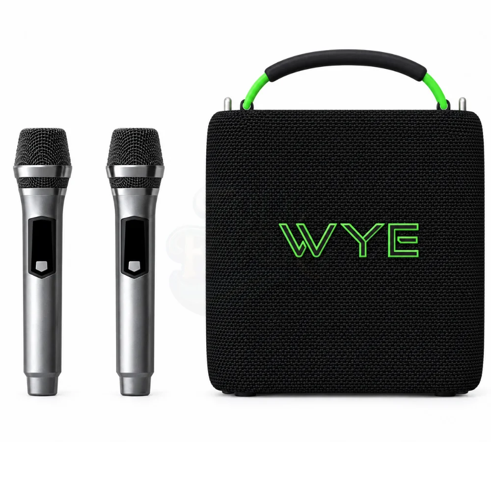Karaoke Portable Bluetooth Speaker – Black