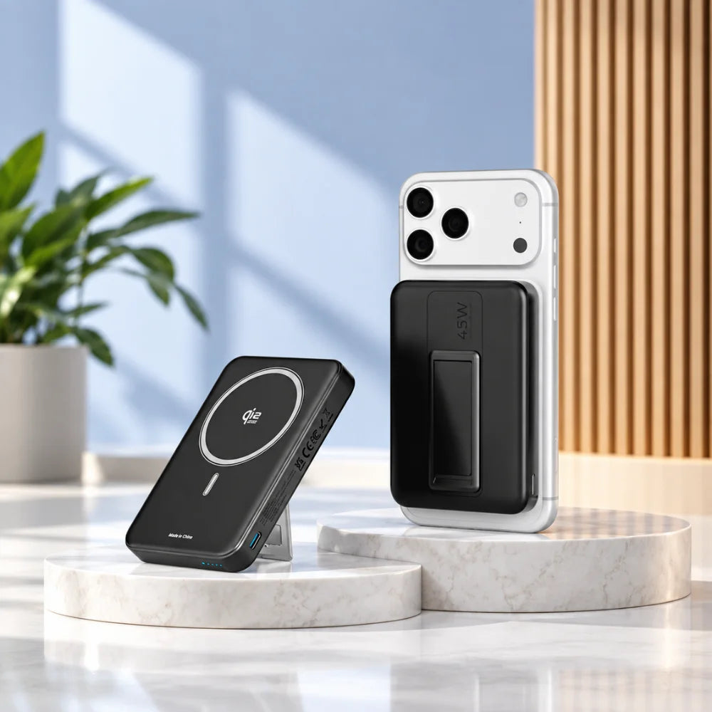 Qi2 Magnetic 25W Fast Wireless Power Bank – 10,000mAh