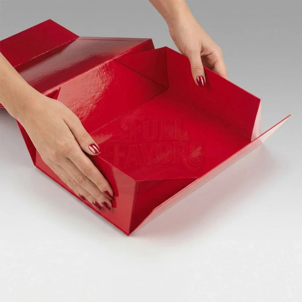 Premium Magnetic Gift Box – Red – 375 × 265 × 65mm