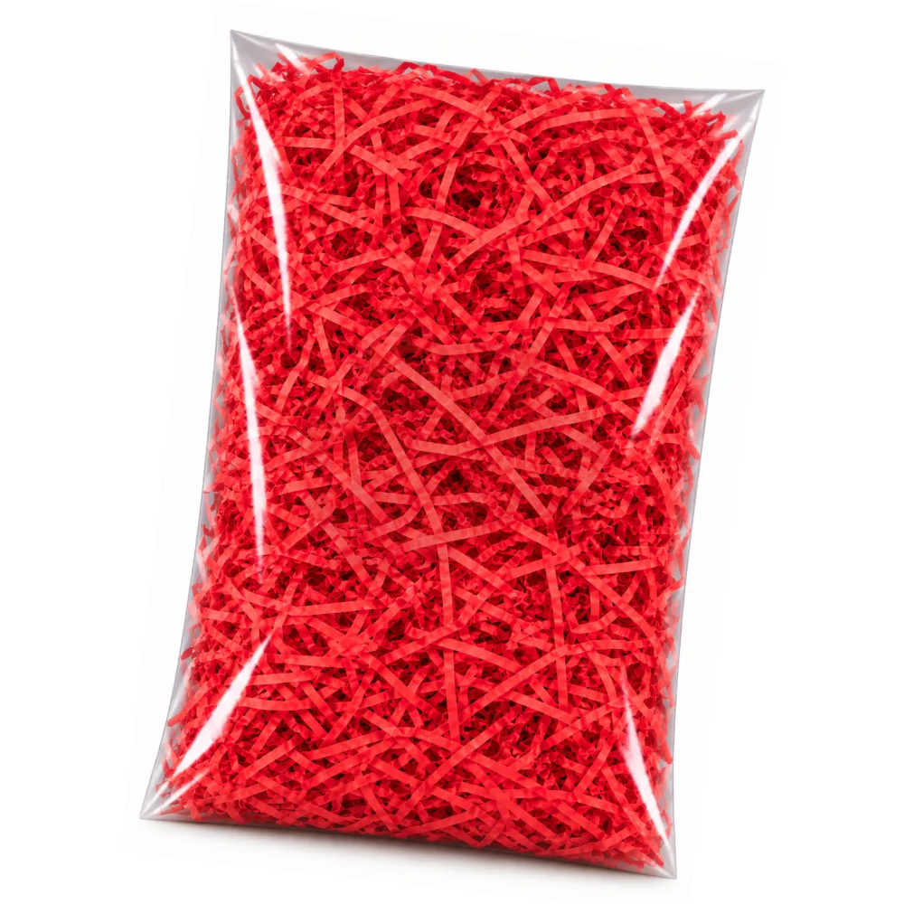 Red Shredded Paper Filler – 250g to 10kg