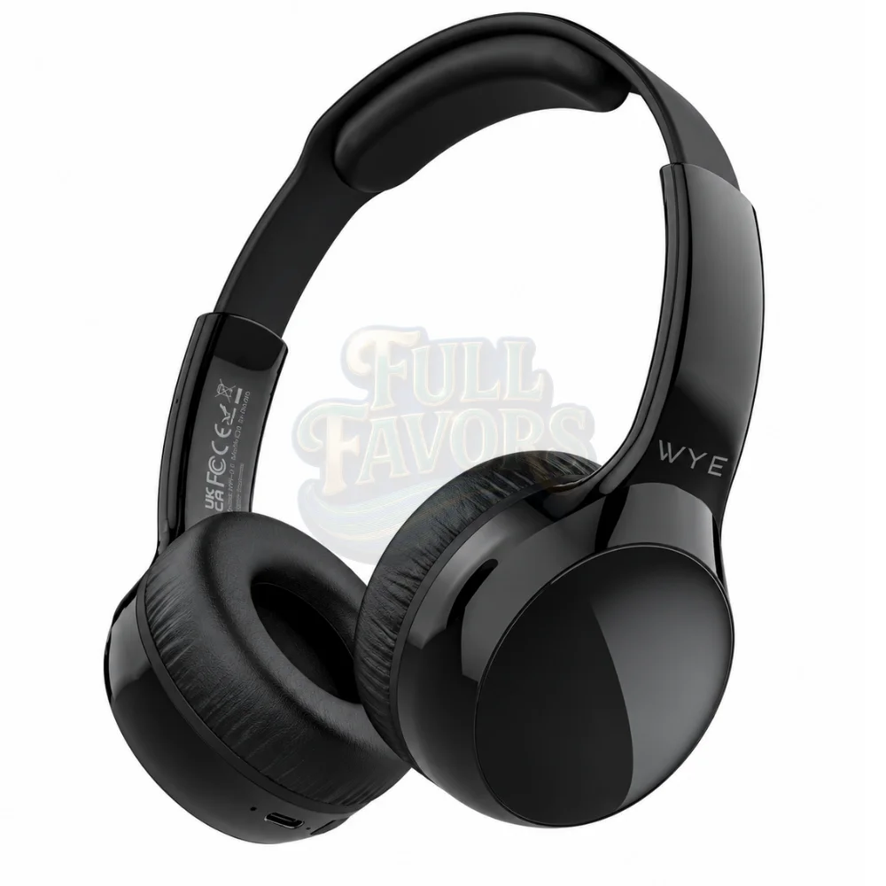 Wireless Bluetooth headphones black