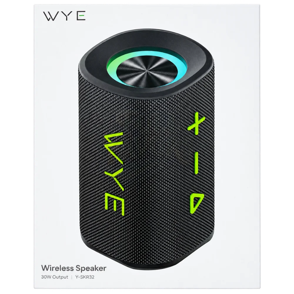 Wireless speaker black RGB TWS