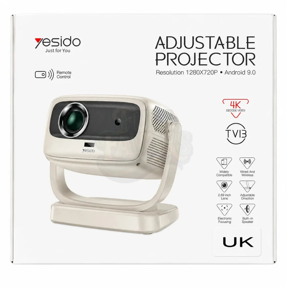 Yesido TV13 Smart Projector – 720p