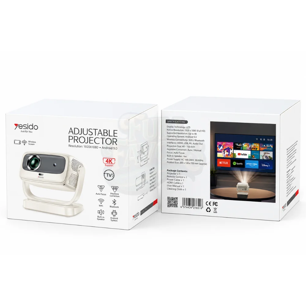 Yesido TV13 Smart Projector – 720p